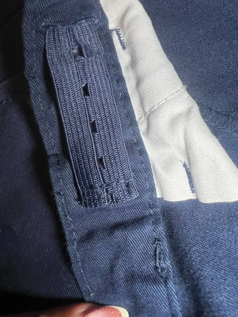 The Children's Place Uniform Shorts Lot of 2 Size 14 Navy & Khaki